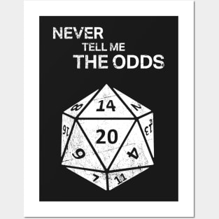 Funny Roleplaying Game D20 Quote Posters and Art